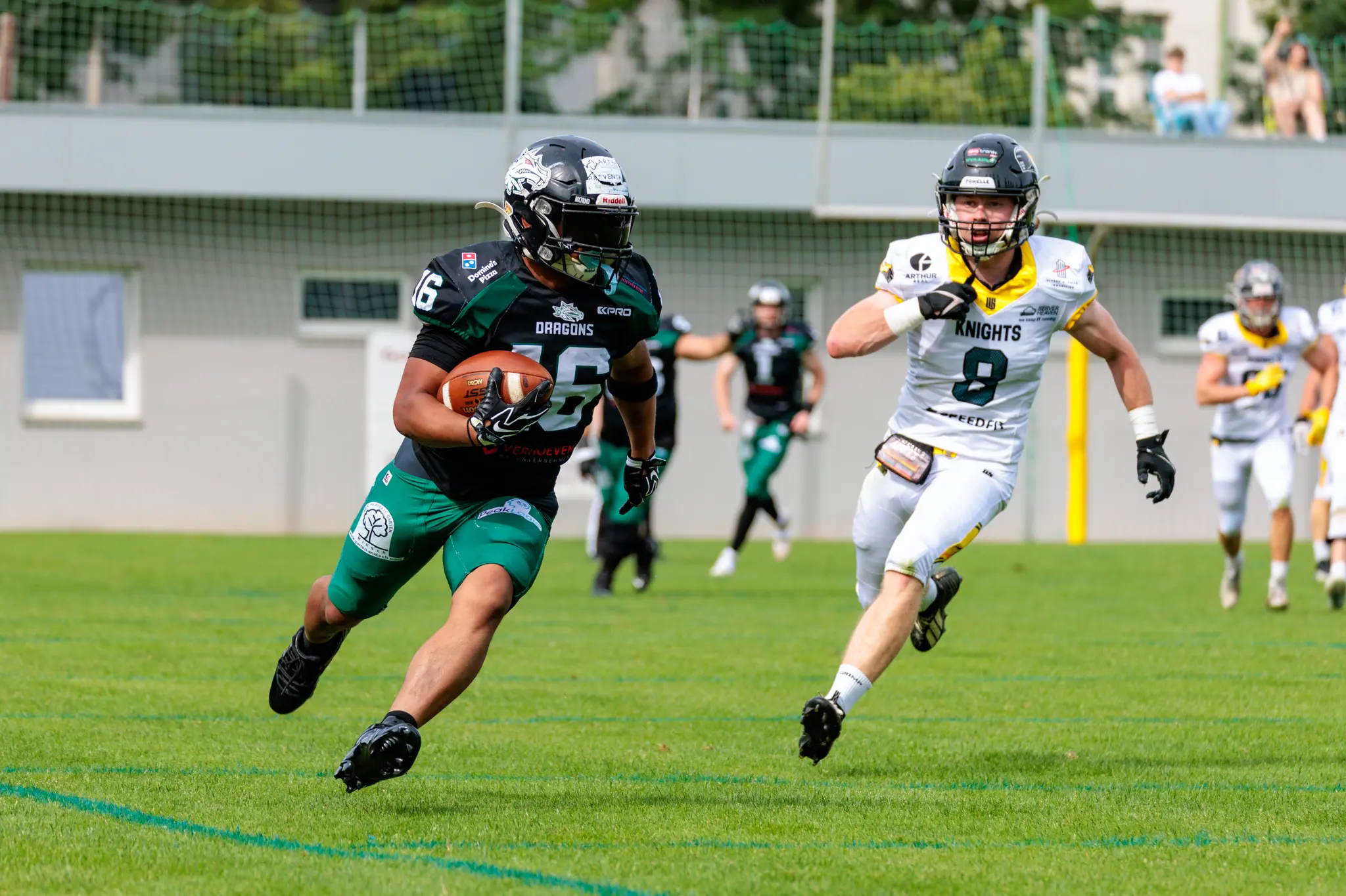 Offensiv-Spektakel: Danube Dragons erkämpfen knappen 35:33-Sieg gegen Vienna Knights